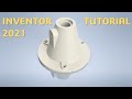 Inventor 2021 Tutorial #185 | 3D Model Basic Beginners | CAD CAM TUTORIAL