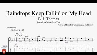 Raindrops Keep Fallin' on My Head - Guitar Tab