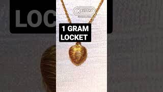 1 GRAM gold locket  #keralawedding #necklace #lightweightgoldjewellery #wholesalegold #goldchain