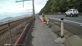 Cycling from Petone to Ngauranga alongside State Highway 2