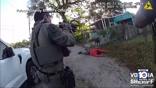 Body camera video captures arrest of accused drug dealer in Volusia County