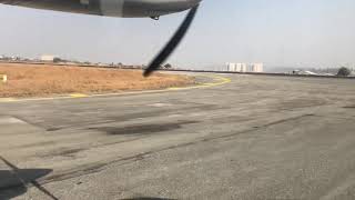 Taking off from TIA for Dang (DNP) via Nepal Airlines