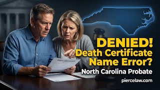 Can a death certificate request be denied over a misspelling? | NC
