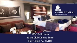 MSC Bellissima Yacht Club Deluxe Suite 16103