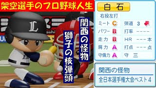 架空選手のプロ野球人生#6 獅子の核弾頭 白石 【パワプロ2020】オーペナ