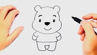 How to draw Winnie The Pooh | Winnie The Pooh Easy Draw Tutorial