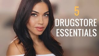My 5 Drugstore Essentials | Top Drugstore Makeup Must-Haves | Eman