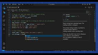 Handling User Input in Python: Building Interactive Programs Step 6