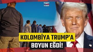 Trump'ın Yaptırım Kararı Geri Adım Attırdı! Kolombiya Yasa Dışı Göçmenleri Kabul Edecek - TGRT Haber