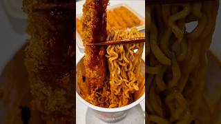 불닭볶음면과 새우튀김 buldak ramen with fried shrimp #koreanfood