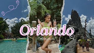 TRAVEL VLOG| Orlando Vacation Trip! (Volcano Bay, Trying new Foods, Going out +