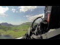 Amazing Low Flying a RAF Eurofighter Typhoon Through the Mach Loop. Low Level over UK. Cockpit View