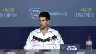 2011 US Open Press Conferences: Novak Djokovic (Seminfinals)