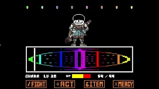 Ink!sans Fight ver0.39 プレイしてみた[Undertalefangame]【インクサンズ第3形態】