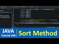 Java Tutorial #68 - Sort Collections using sort Method | Sort ArrayList