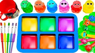 Satisfying Video DIY How To Make Rainbow BIG SPRUNKI Slime Balls & Candy Relax Paint Cutting ASMR