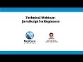 JavaScript for Beginners - NetCom Learning Technical Webinar Excerpt