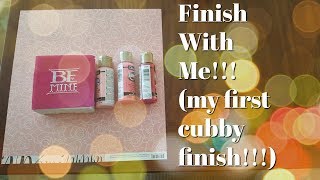 Flosstube #195 Finish With Me!  My first cubby finish!!!