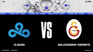 C9 vs. GS | Play-In Groups | 2021 World Championship | Cloud9 vs. Galatasaray Espor (2021)