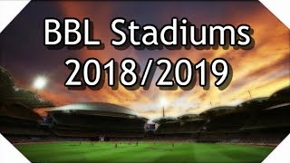 BBL Stadiums 2018/19 | All 8 Primary home venues