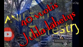 40 vuotis juhlalähetys, celebrate 40 years! Ponsse Scorpion Harventaa