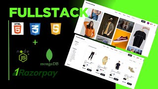 #1 Fullstack Ecommece Website #Using HTML CSS JAVACRIPT || Nodejs || Expressjs || MongoDb