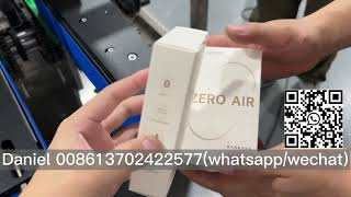 How to packing the headphone into box by cartoning machine | headphone with tray cartoning machine