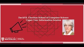 Upper Year Information Session- Professor Anna Lubiw