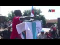 live mapokezi mazito ya mwenyekiti wa baraza la vijana chadema wakili mahinyila kibaigwa muda huu