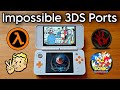 10 MOST Impressive Console Quality 3DS Ports ( Homebrew + Official )