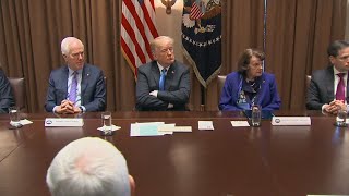 WEB EXTRA: President Trump Pushes For Comprehensive Gun Bill at Bipartisan Meeting With Lawmakers