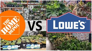 Home Depot VS Lowes Shop With Me #plants #shopping #lowes #homedepot #shopwithme #newjersey #bigbox