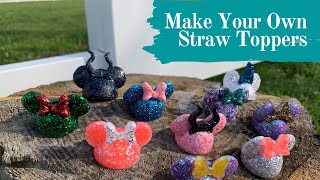 Make Your Own Mickey Straw Toppers - Making it in HER Shop