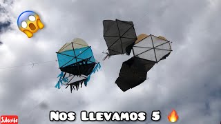 Nos Llevamos 5 🔥 Chichigua Lajiando Volando Chichigua 😱 Haciendo Guiso El Sol 🌞 ta Duro Papalote