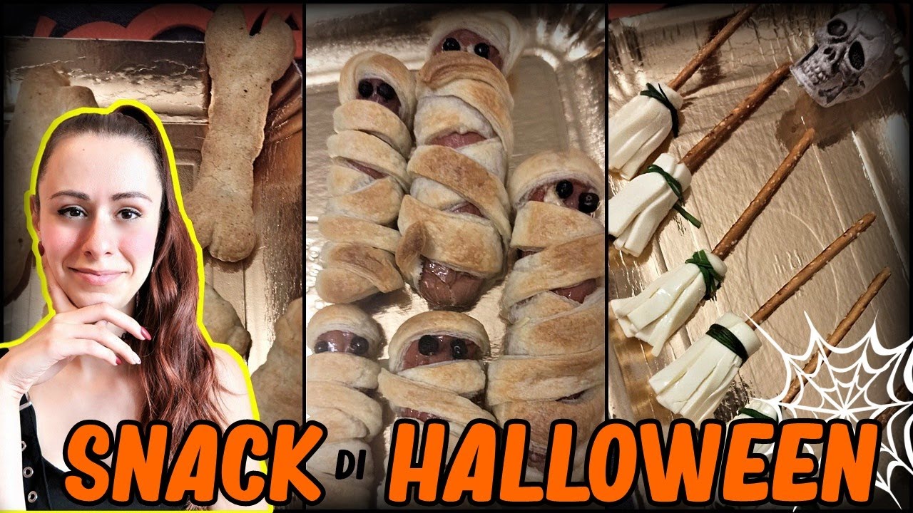 3 Snack Di Halloween Prepariamoli Assieme Youtube