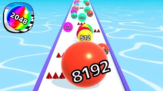 Ball Run 2048 - All Levels Gameplay Android, iOS ( Levels 2990 )