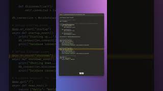 Learn lifespan events in FastAPI #codingtips #coding #fastapi #python