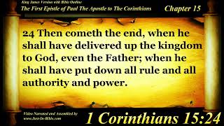 1 Corinthians Chapter 15 - Bible Book #46 - The Holy Bible KJV Read Along Audio/Video/Text