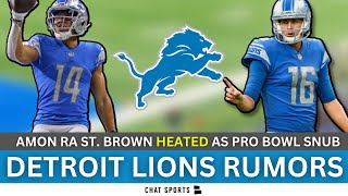 Detroit Lions Rumors: Amon Ra St. Brown HEATED, Lions Playing Starters vs. Vikings, Aaron Glenn LOVE