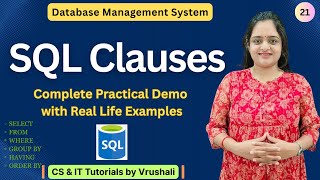 DBMS 21: Learn SQL Clauses with Practical Demo #sqlforbeginners