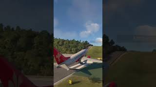 ST Bartholemey pmdg 737-600 take-off