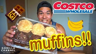 【コストコ】甘いの大好き！チョコチップ・バナナクラムマフィンを食べてみよう！(ケビンver.)【Costco In Japan】