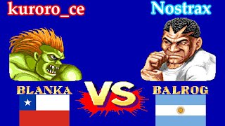 Street Fighter II': Champion Edition - kuroro_ce vs Nostrax