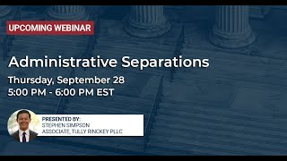 Administrative Separations | Tully Rinckey PLLC