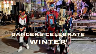 Dancers in the Dark - Three brothers offer their dance to the Festival Spirit of Winter  4K