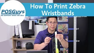 Printing Wristbands Basics: Using free ZebraDesigner to create wristbands.