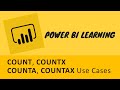 Differences between COUNT, COUNTX, COUNTA and COUNTAX DAX Functions in Power BI with Simple Examples