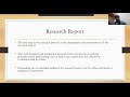 research methodology lecture research report writing prof. alex joseph