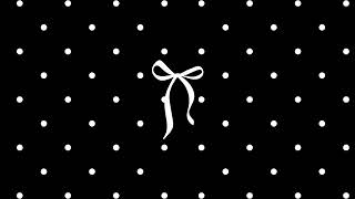 🎀 Bow Wallpaper with Polka Dot Background | 1 Hour Loop | Aesthetic Screen Ambience (No Music)
