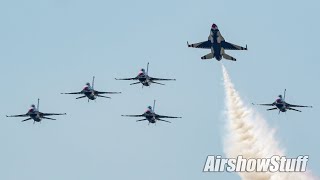 In the Box! USAF Thunderbirds Plus Missing Man for Chris Darnell - Battle Creek Airshow 2022